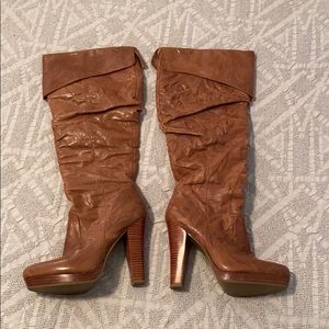 Jessica Simpson platform slouch boots